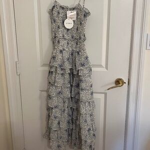 NEW with tags Floral Ruffle Dress